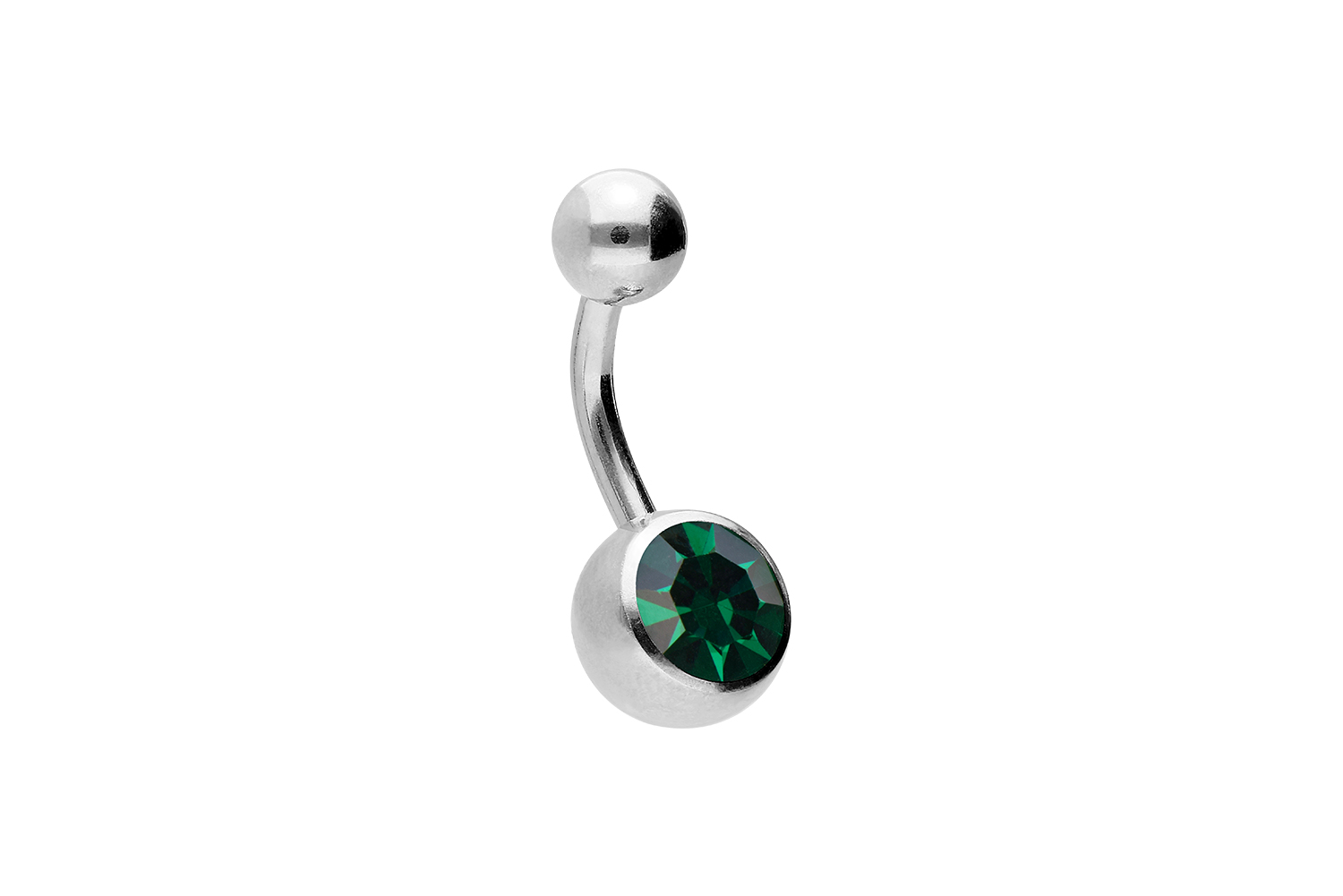 Titan Bananabell Piercing KRISTALL